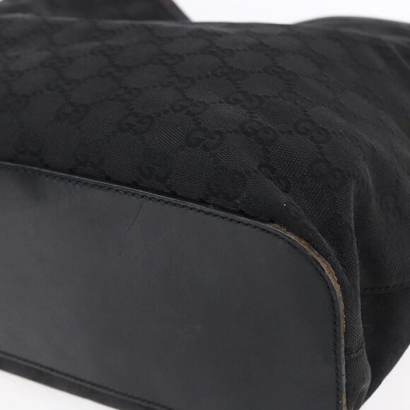 GUCCI GG Canvas Shoulder Bag Black 106242 Auth 149723 - Picture 10 of 16